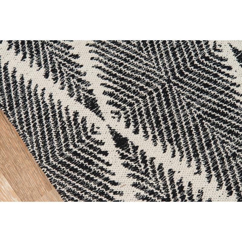 Erin Gates by Momeni River Handmade Flatweave Recycled P.E.T. Black